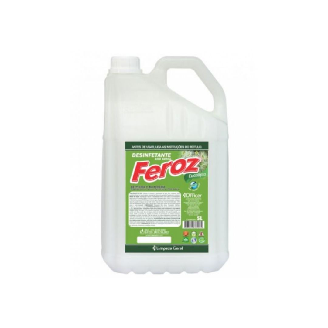 Desinfetante conc feroz eucalipto officer 5L Desinfetante conc feroz eucalipto officer 5L