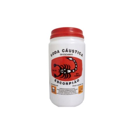 Soda caustica escorpião 1KG